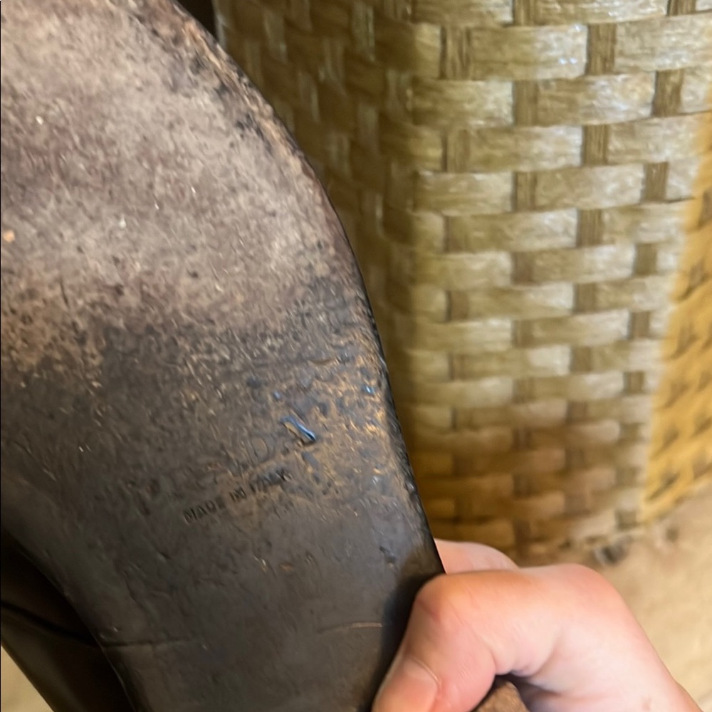 Prada, size 12, Classic Black Men's Dress Shoes - Picture 8 of 11